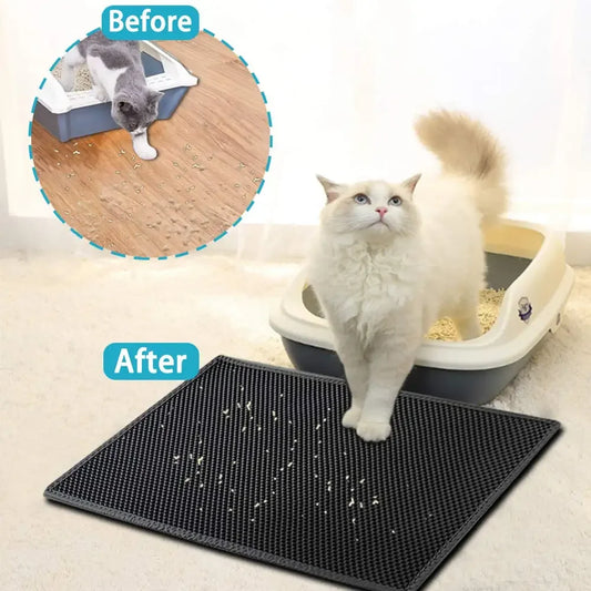 CleanStep™ Double-Layer Cat Litter Mat