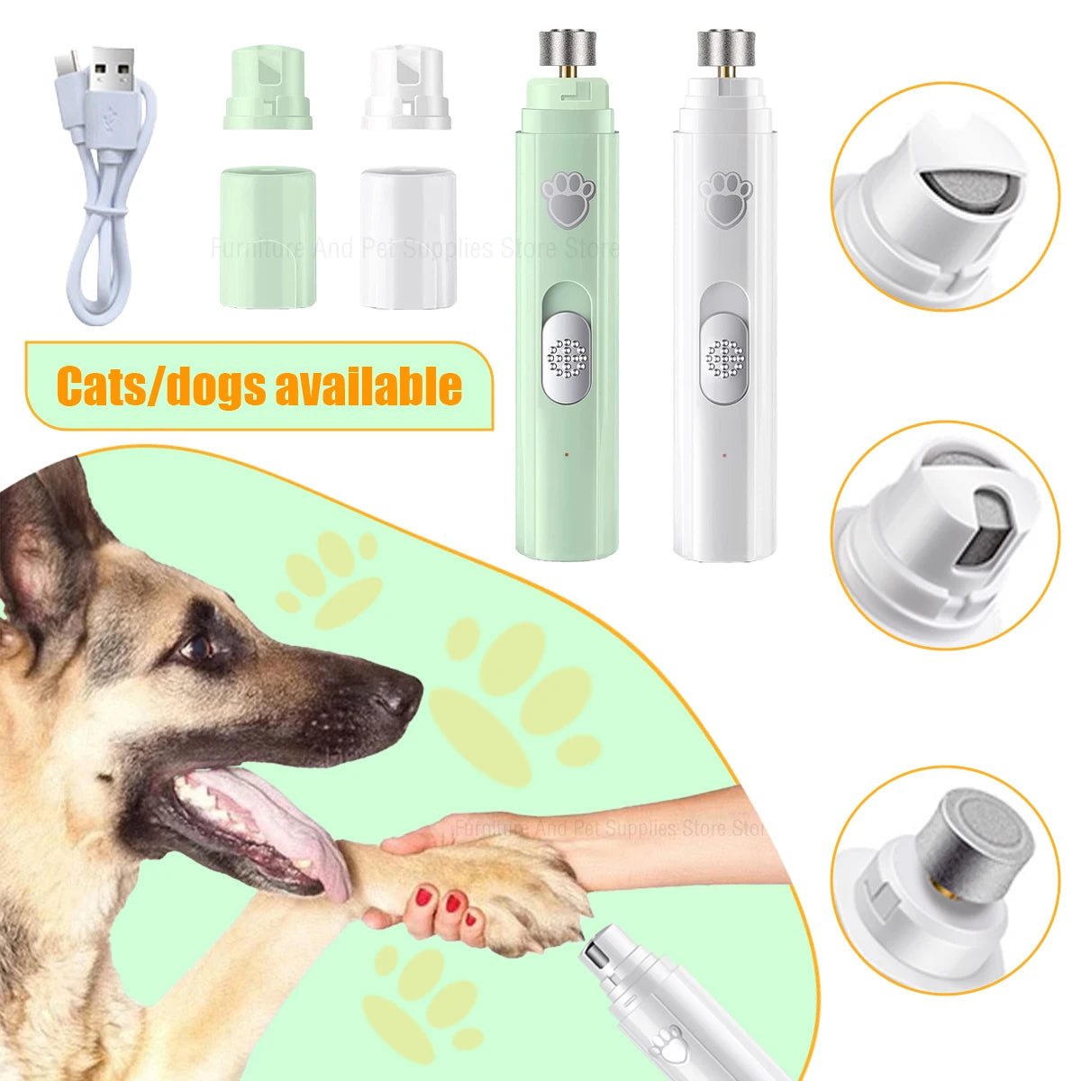 PetCare Smooth™ Electric Nail Grinder for Dogs & Cats