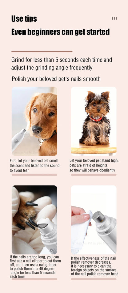 PetCare Smooth™ Electric Nail Grinder for Dogs & Cats