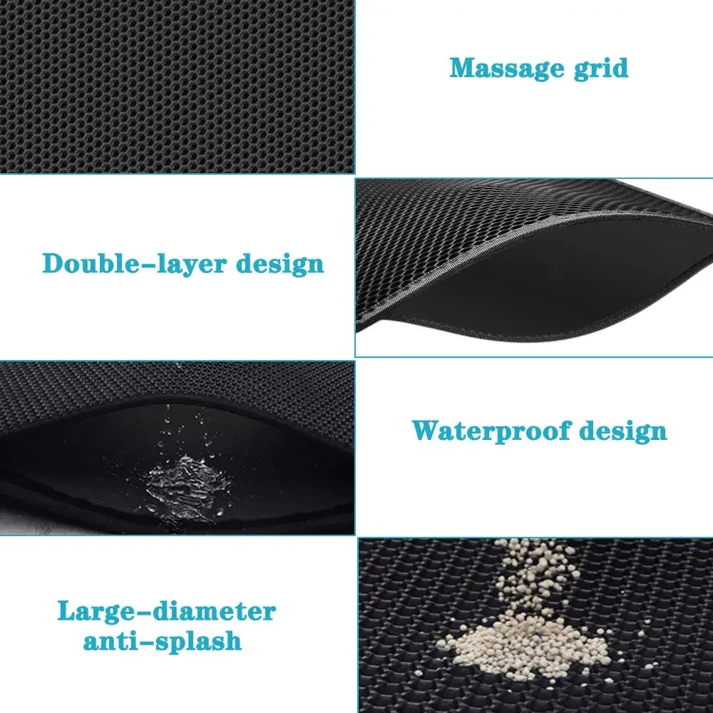 CleanStep™ Double-Layer Cat Litter Mat