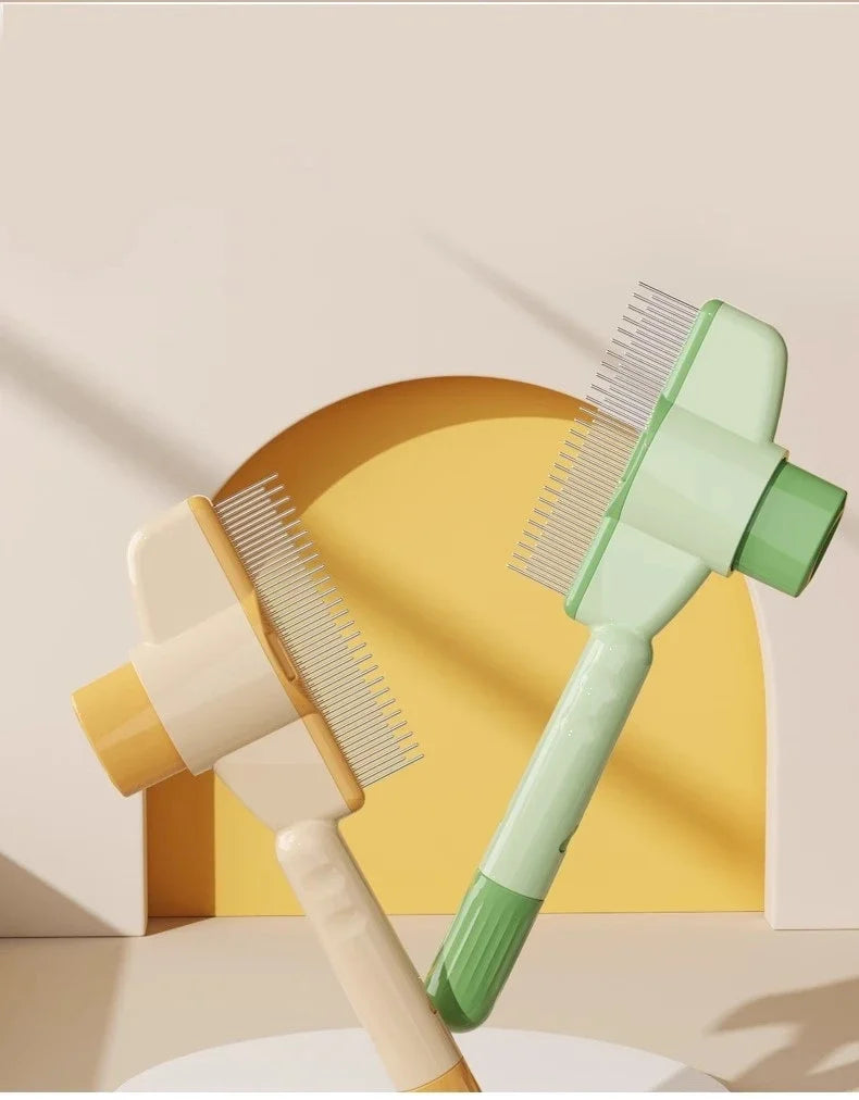 FurEase™ Self-Cleaning Pet Grooming Brush