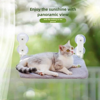 Window-Mounted Cat Hammock Bed