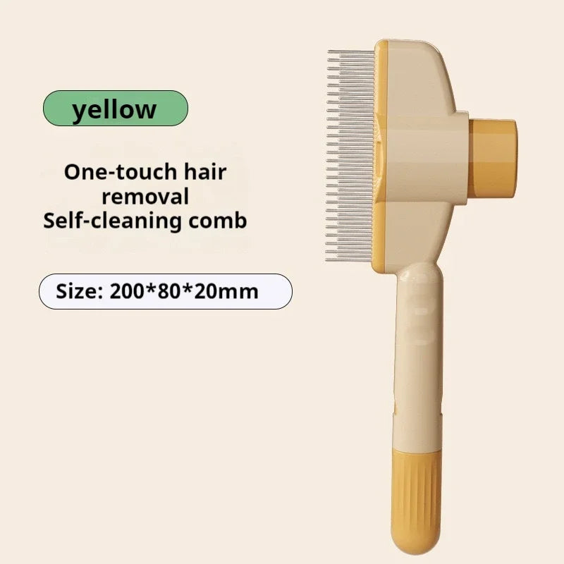 FurEase™ Self-Cleaning Pet Grooming Brush