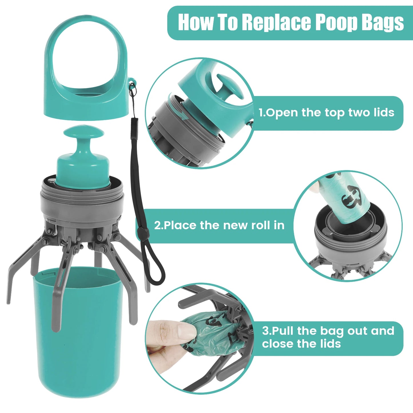 CleanWalk™ Portable Poop Scooper