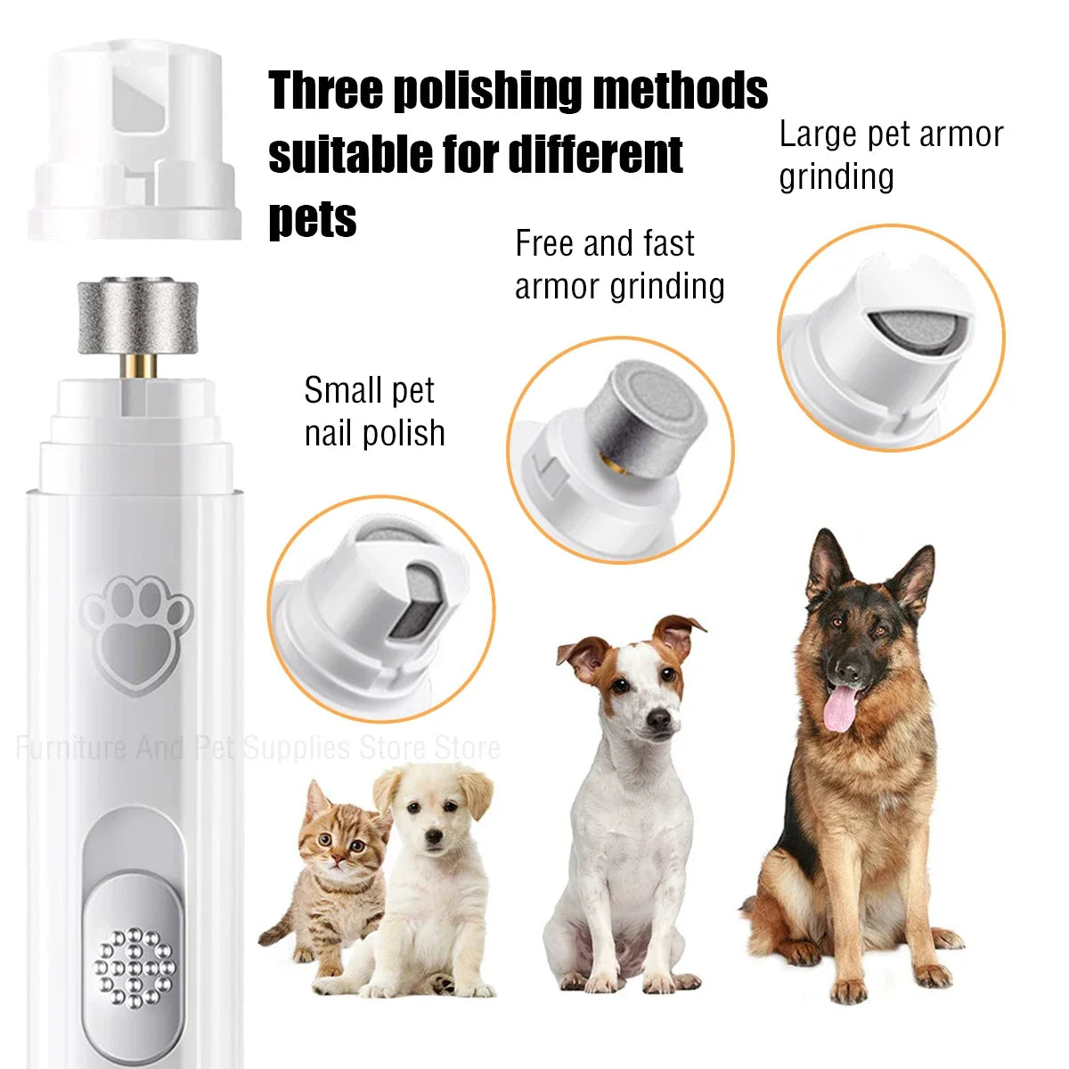 PetCare Smooth™ Electric Nail Grinder for Dogs & Cats