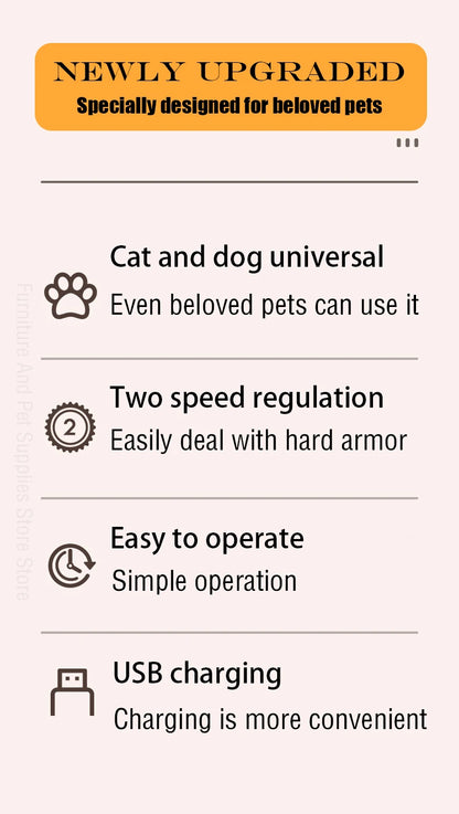 PetCare Smooth™ Electric Nail Grinder for Dogs & Cats
