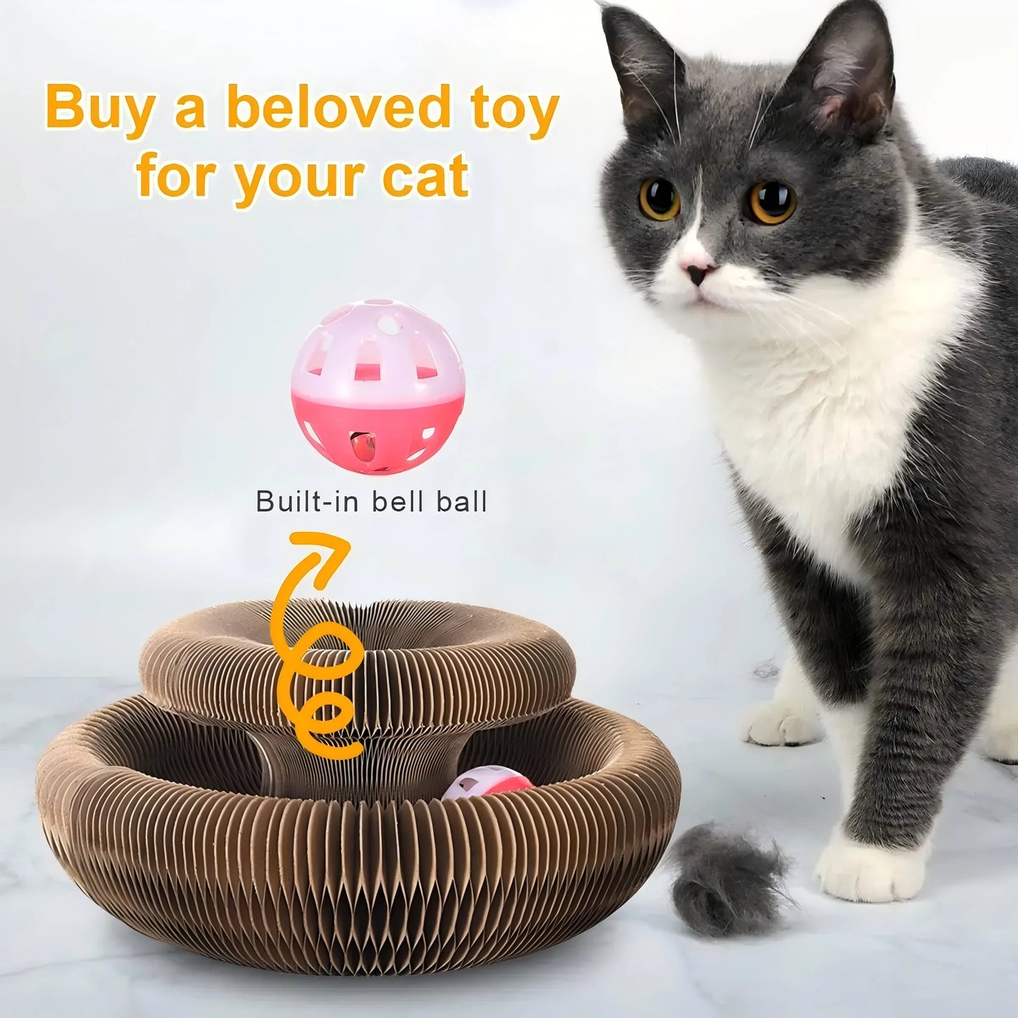 FoldPlay™ Interactive Cat Tunnel Bed