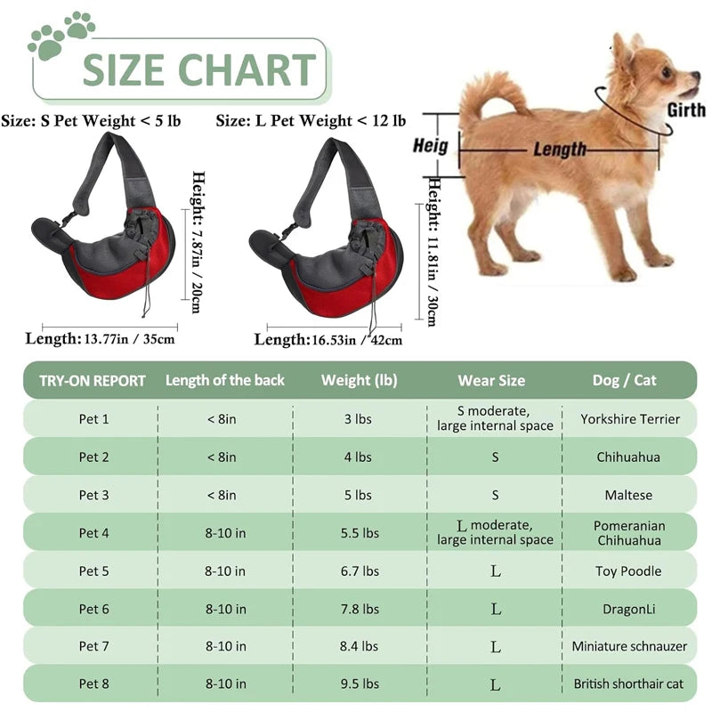 Cat Dog Carrier Backpack Travel  Bag